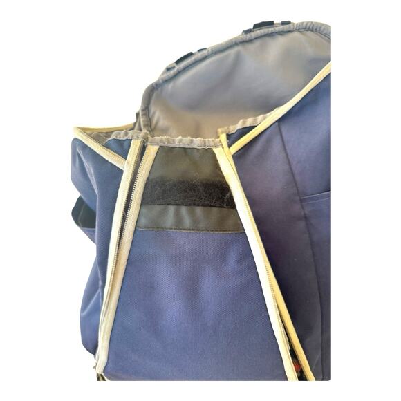 Nike Elite Quad Zip System Blue NQZS Logo Sports Gym Travel Backpack Ball EUC - Picture 8 of 11